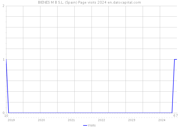 BIENES M B S.L. (Spain) Page visits 2024 