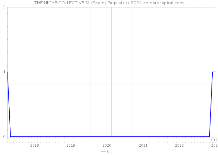 THE NICHE COLLECTIVE SL (Spain) Page visits 2024 