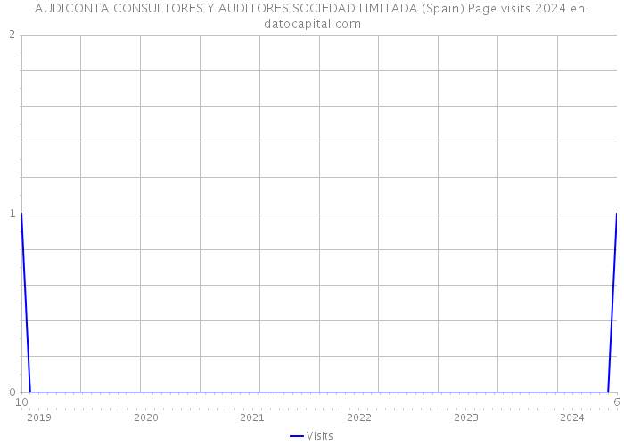 AUDICONTA CONSULTORES Y AUDITORES SOCIEDAD LIMITADA (Spain) Page visits 2024 