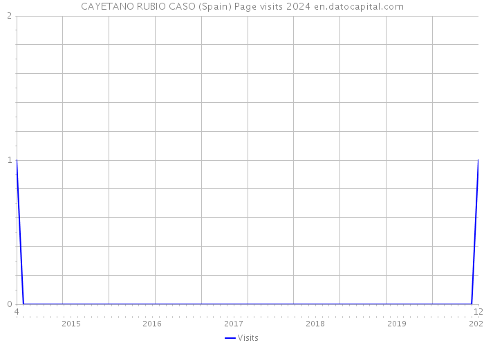 CAYETANO RUBIO CASO (Spain) Page visits 2024 