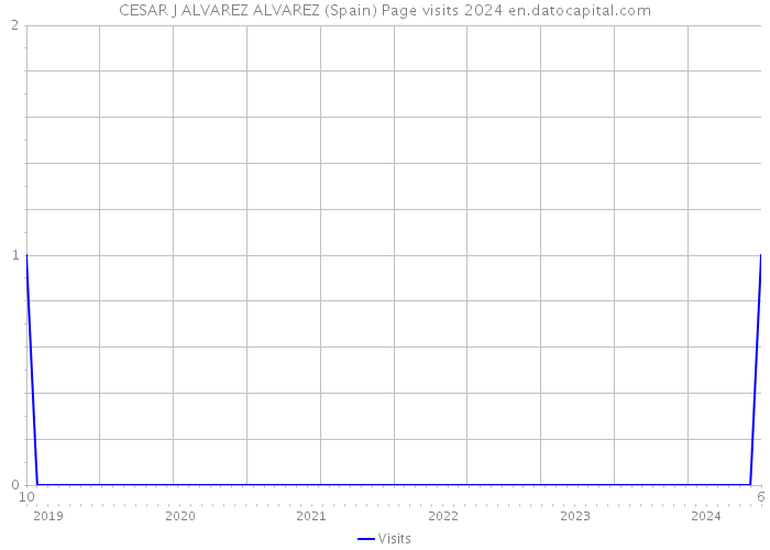 CESAR J ALVAREZ ALVAREZ (Spain) Page visits 2024 