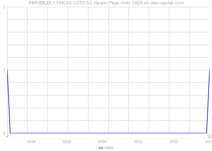 INMUEBLES Y FINCAS COTO S.L (Spain) Page visits 2024 