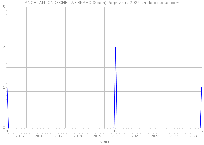 ANGEL ANTONIO CHELLAF BRAVO (Spain) Page visits 2024 