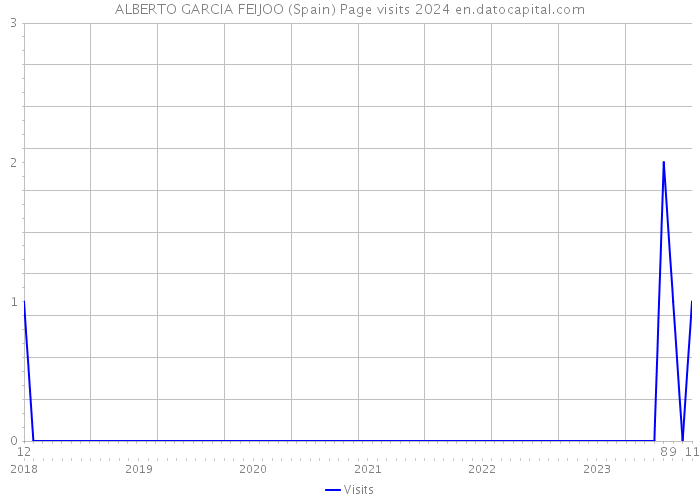 ALBERTO GARCIA FEIJOO (Spain) Page visits 2024 