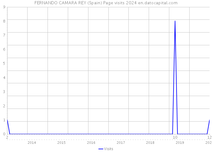 FERNANDO CAMARA REY (Spain) Page visits 2024 