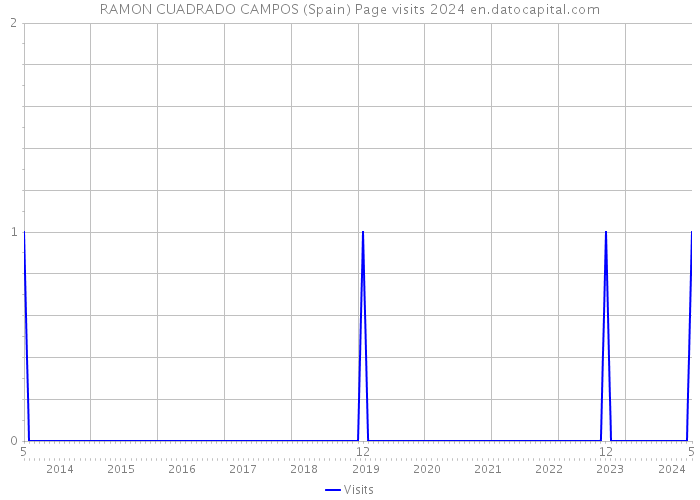 RAMON CUADRADO CAMPOS (Spain) Page visits 2024 