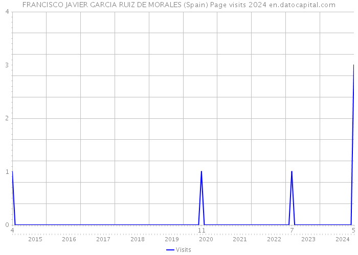 FRANCISCO JAVIER GARCIA RUIZ DE MORALES (Spain) Page visits 2024 