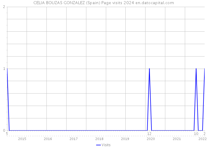 CELIA BOUZAS GONZALEZ (Spain) Page visits 2024 