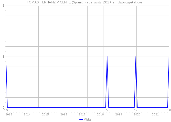 TOMAS HERNANZ VICENTE (Spain) Page visits 2024 