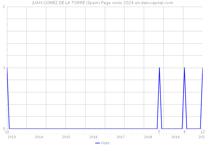 JUAN GOMEZ DE LA TORRE (Spain) Page visits 2024 