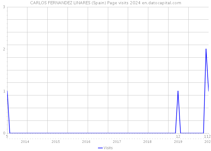 CARLOS FERNANDEZ LINARES (Spain) Page visits 2024 