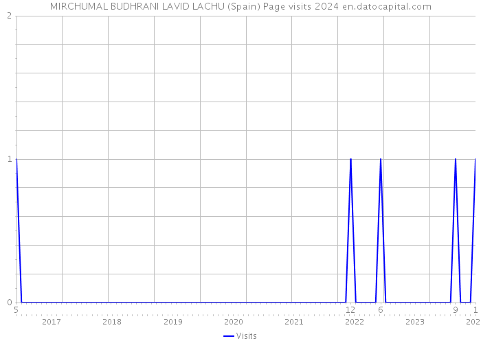 MIRCHUMAL BUDHRANI LAVID LACHU (Spain) Page visits 2024 