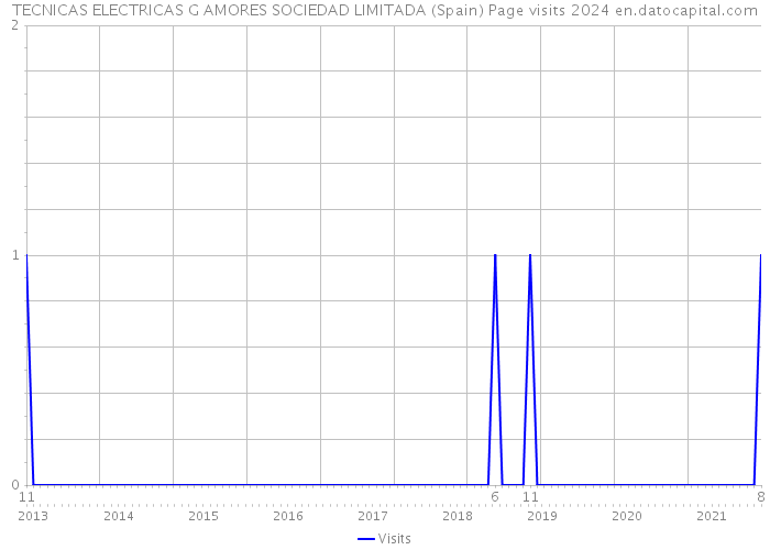 TECNICAS ELECTRICAS G AMORES SOCIEDAD LIMITADA (Spain) Page visits 2024 