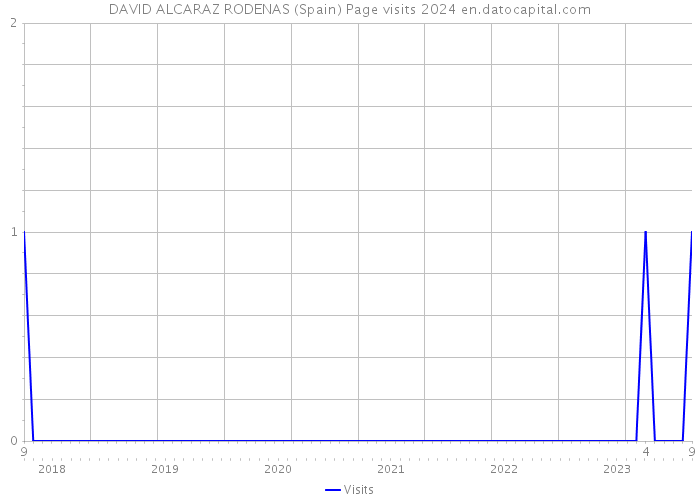 DAVID ALCARAZ RODENAS (Spain) Page visits 2024 