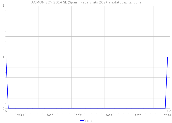 AGMON BCN 2014 SL (Spain) Page visits 2024 