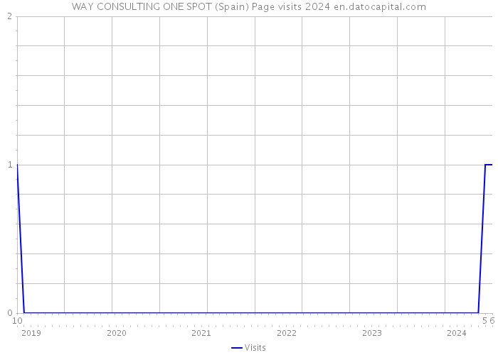 WAY CONSULTING ONE SPOT (Spain) Page visits 2024 