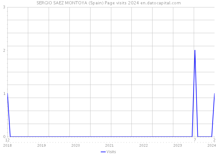 SERGIO SAEZ MONTOYA (Spain) Page visits 2024 