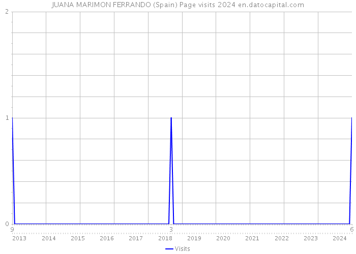 JUANA MARIMON FERRANDO (Spain) Page visits 2024 