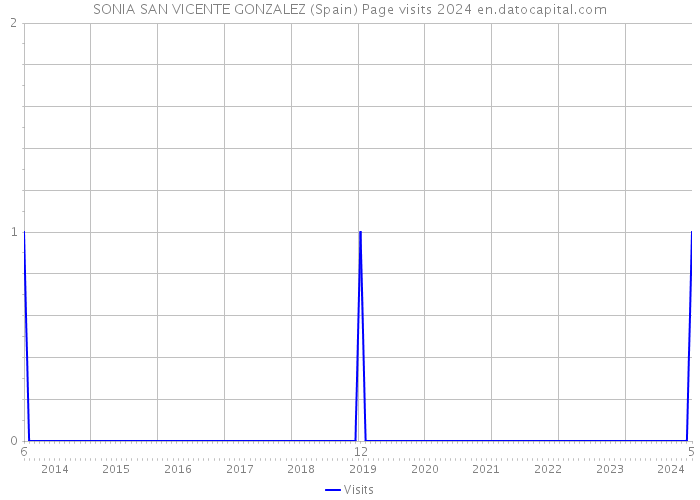 SONIA SAN VICENTE GONZALEZ (Spain) Page visits 2024 