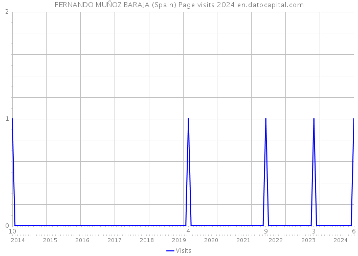 FERNANDO MUÑOZ BARAJA (Spain) Page visits 2024 