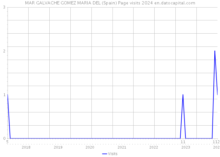 MAR GALVACHE GOMEZ MARIA DEL (Spain) Page visits 2024 