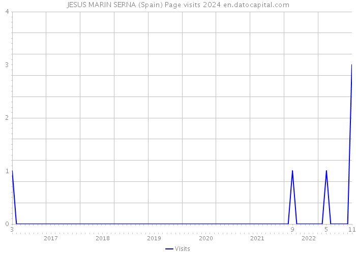 JESUS MARIN SERNA (Spain) Page visits 2024 