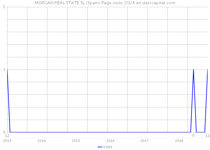 MORGAN REAL STATE SL (Spain) Page visits 2024 