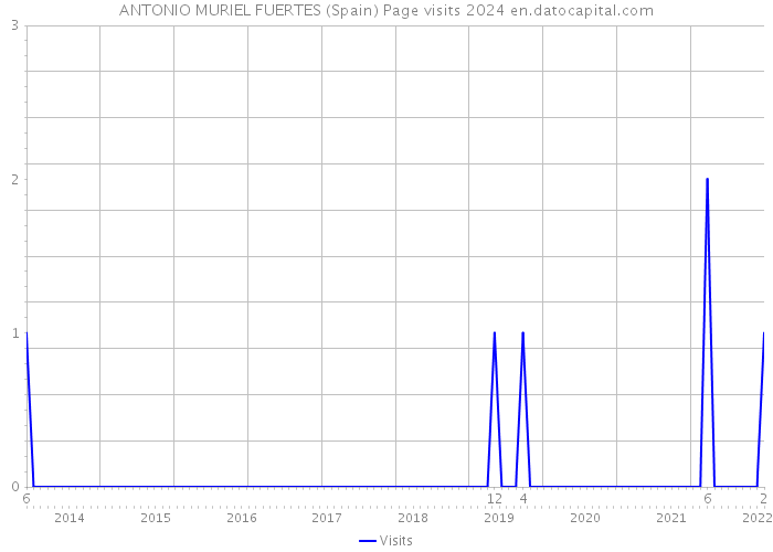 ANTONIO MURIEL FUERTES (Spain) Page visits 2024 