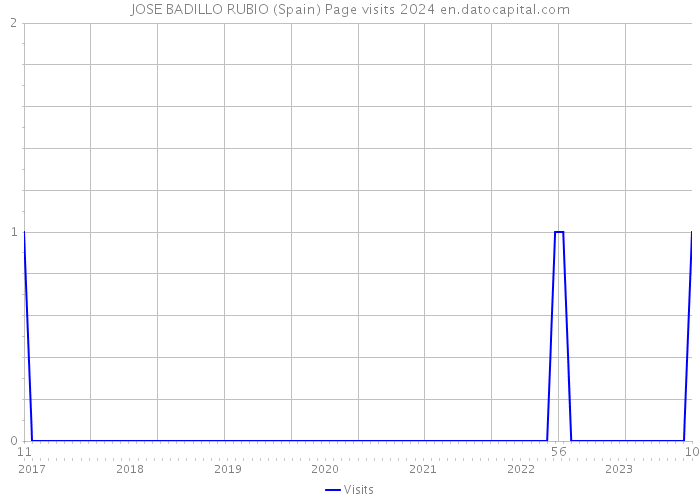 JOSE BADILLO RUBIO (Spain) Page visits 2024 