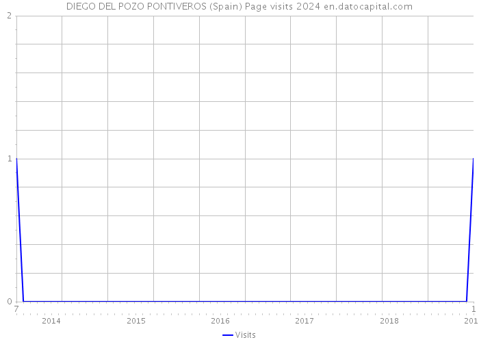 DIEGO DEL POZO PONTIVEROS (Spain) Page visits 2024 