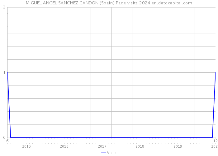 MIGUEL ANGEL SANCHEZ CANDON (Spain) Page visits 2024 