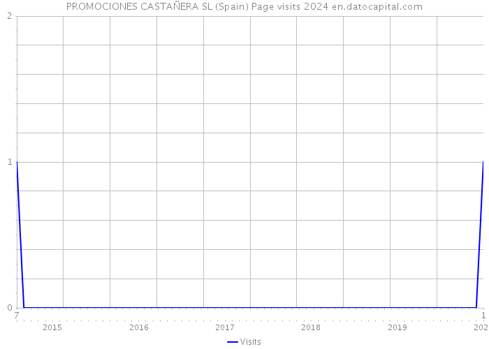 PROMOCIONES CASTAÑERA SL (Spain) Page visits 2024 