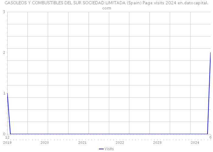 GASOLEOS Y COMBUSTIBLES DEL SUR SOCIEDAD LIMITADA (Spain) Page visits 2024 