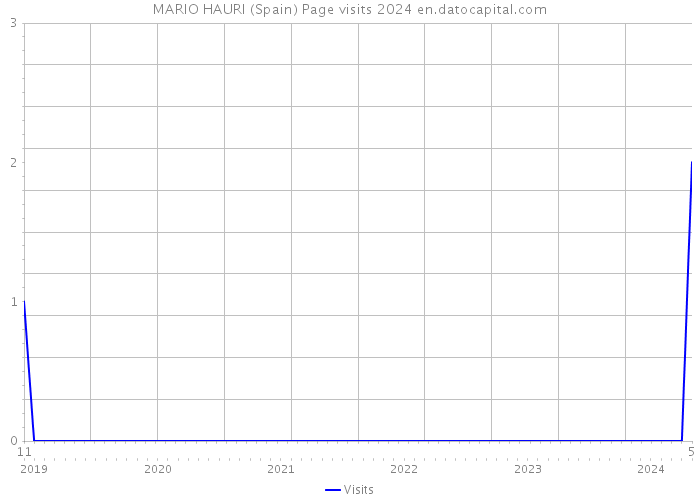 MARIO HAURI (Spain) Page visits 2024 