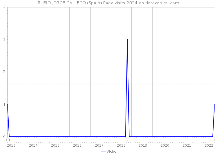 RUBIO JORGE GALLEGO (Spain) Page visits 2024 