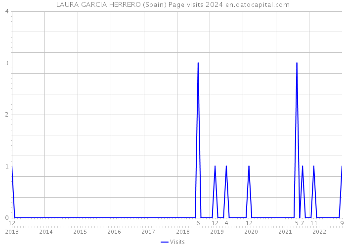 LAURA GARCIA HERRERO (Spain) Page visits 2024 