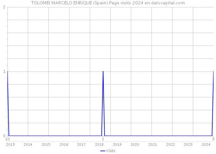 TOLOMEI MARCELO ENRIQUE (Spain) Page visits 2024 
