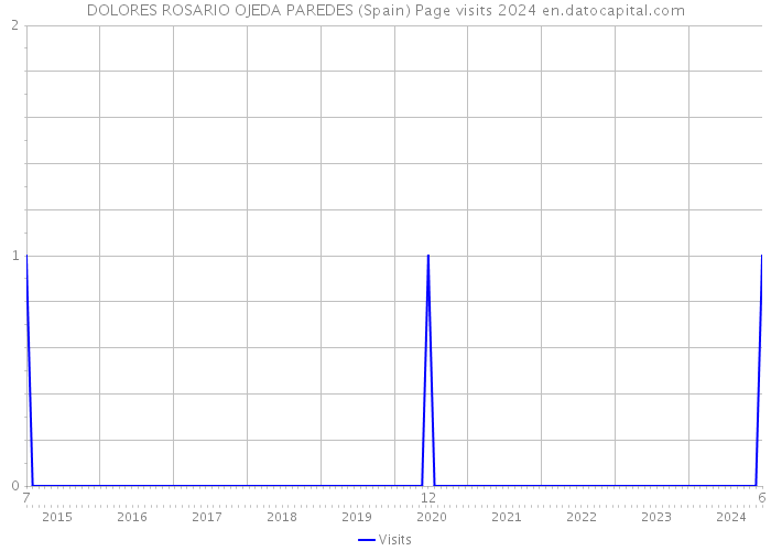 DOLORES ROSARIO OJEDA PAREDES (Spain) Page visits 2024 