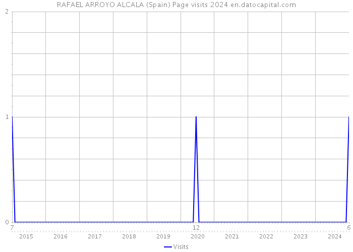 RAFAEL ARROYO ALCALA (Spain) Page visits 2024 