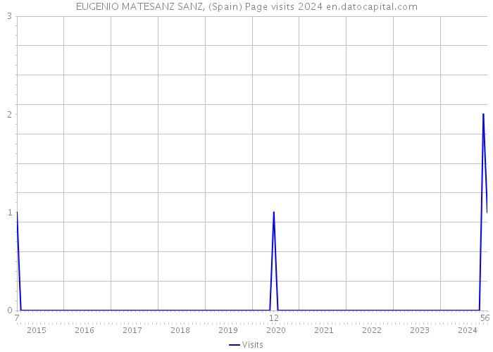 EUGENIO MATESANZ SANZ, (Spain) Page visits 2024 