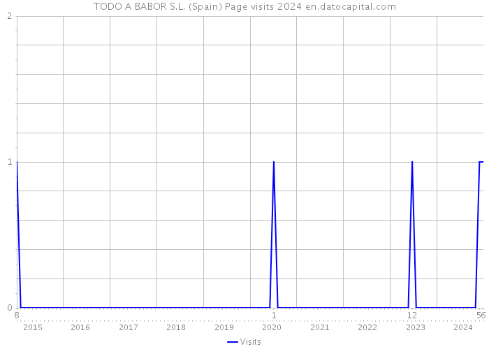 TODO A BABOR S.L. (Spain) Page visits 2024 