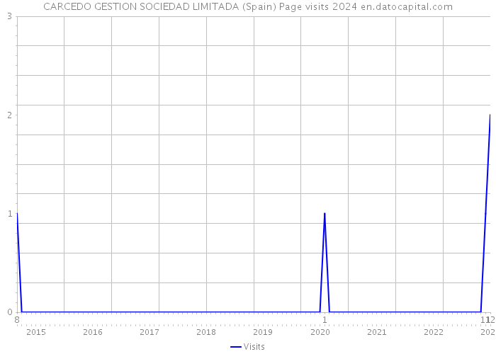 CARCEDO GESTION SOCIEDAD LIMITADA (Spain) Page visits 2024 