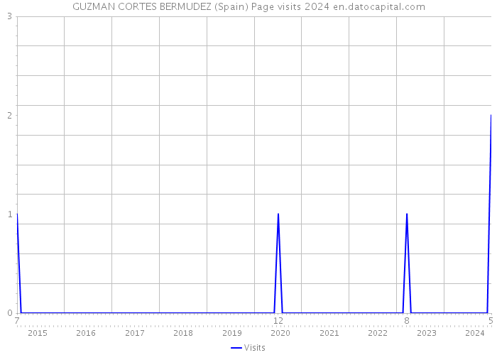 GUZMAN CORTES BERMUDEZ (Spain) Page visits 2024 