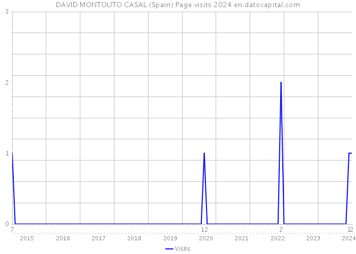 DAVID MONTOUTO CASAL (Spain) Page visits 2024 
