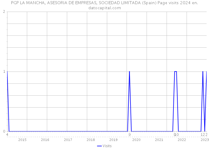 PGP LA MANCHA, ASESORIA DE EMPRESAS, SOCIEDAD LIMITADA (Spain) Page visits 2024 