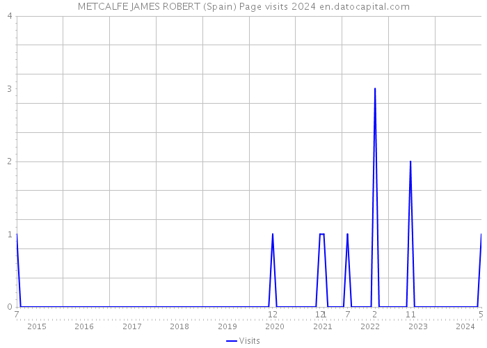 METCALFE JAMES ROBERT (Spain) Page visits 2024 