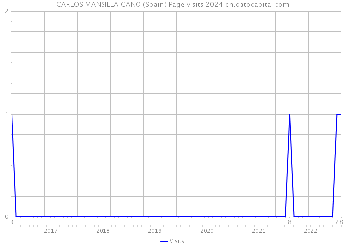 CARLOS MANSILLA CANO (Spain) Page visits 2024 