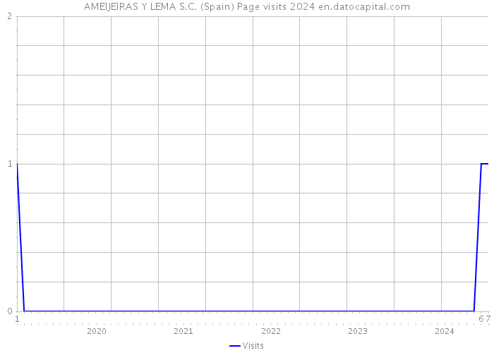 AMEIJEIRAS Y LEMA S.C. (Spain) Page visits 2024 