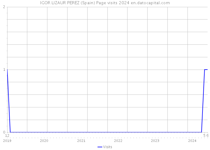 IGOR LIZAUR PEREZ (Spain) Page visits 2024 