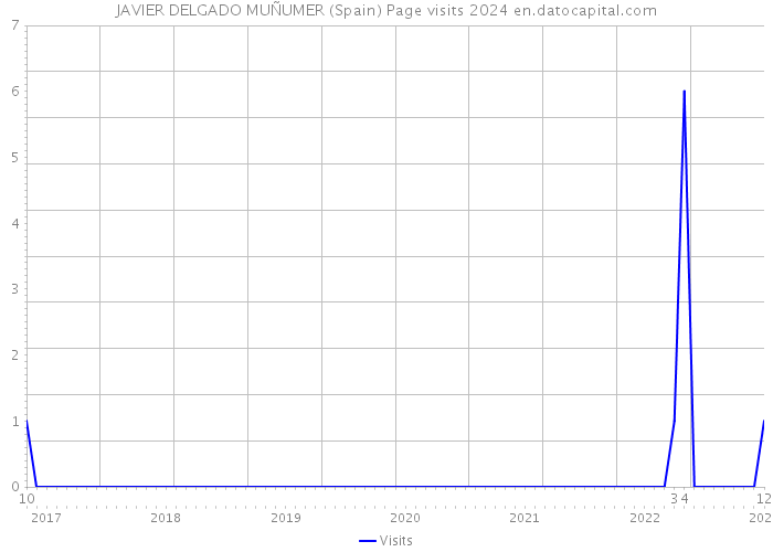 JAVIER DELGADO MUÑUMER (Spain) Page visits 2024 